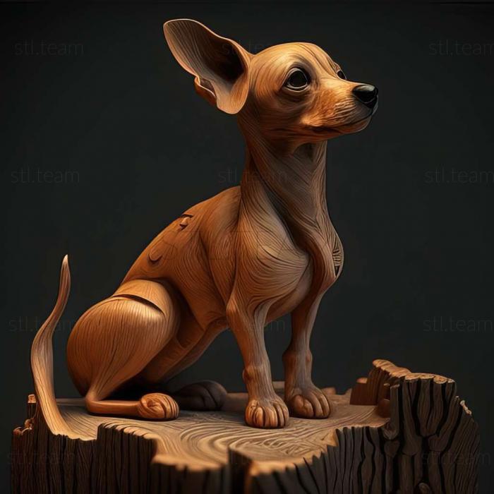 3D модель Нагази собака (STL)